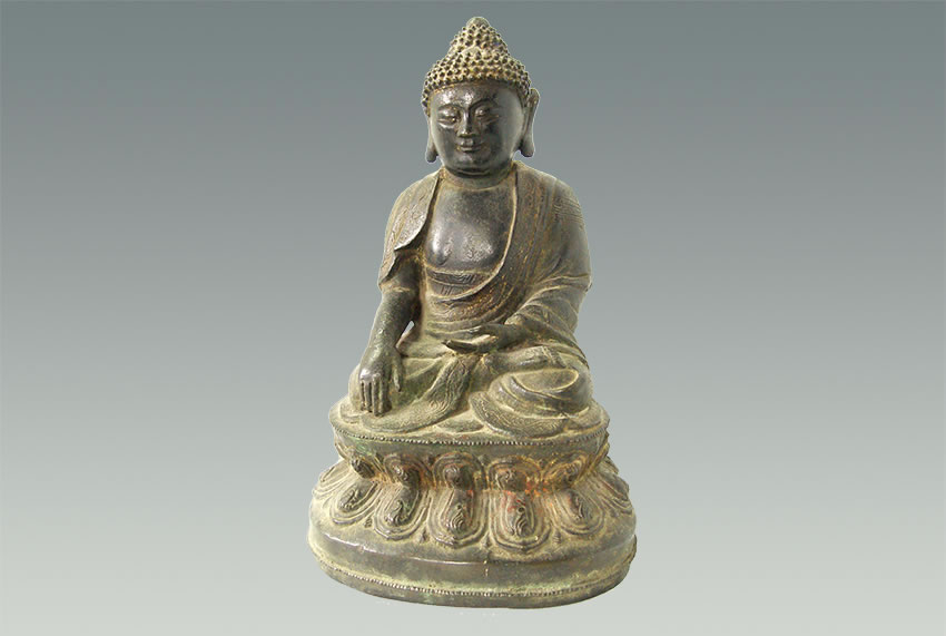 Shakya Mani bronze statue of Buddha